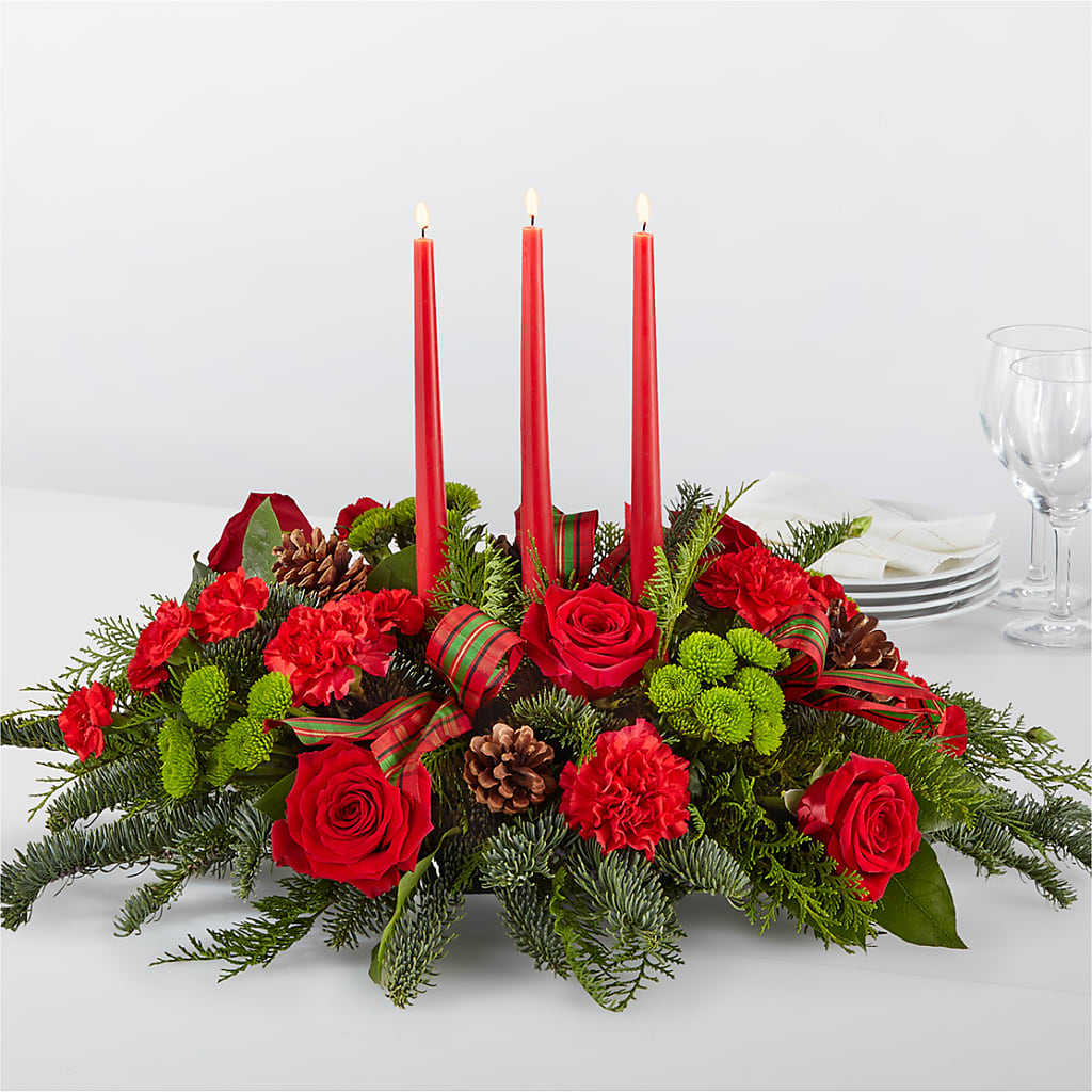 By the Candlelight Centerpiece – EMERY'S FLOWERS & CO, Maumee OH