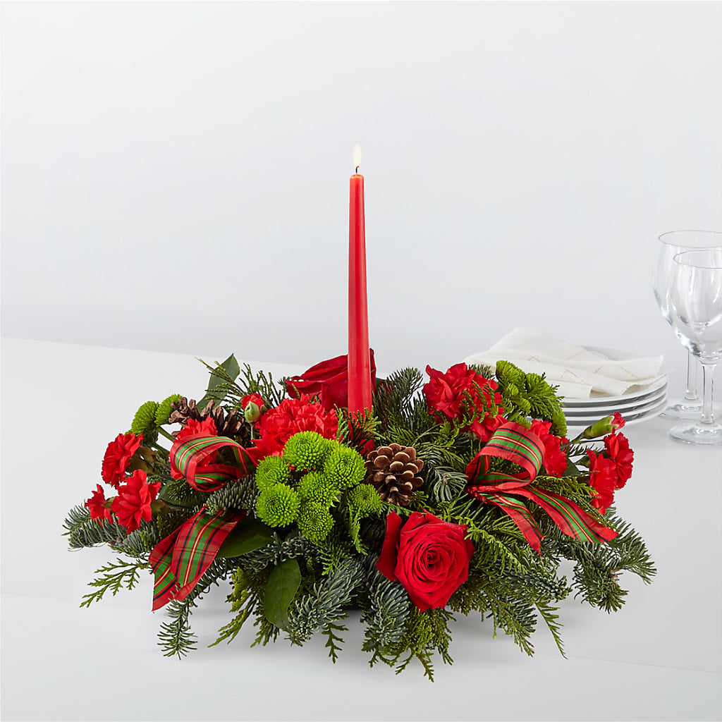 By the Candlelight Centerpiece – EMERY'S FLOWERS & CO, Maumee OH