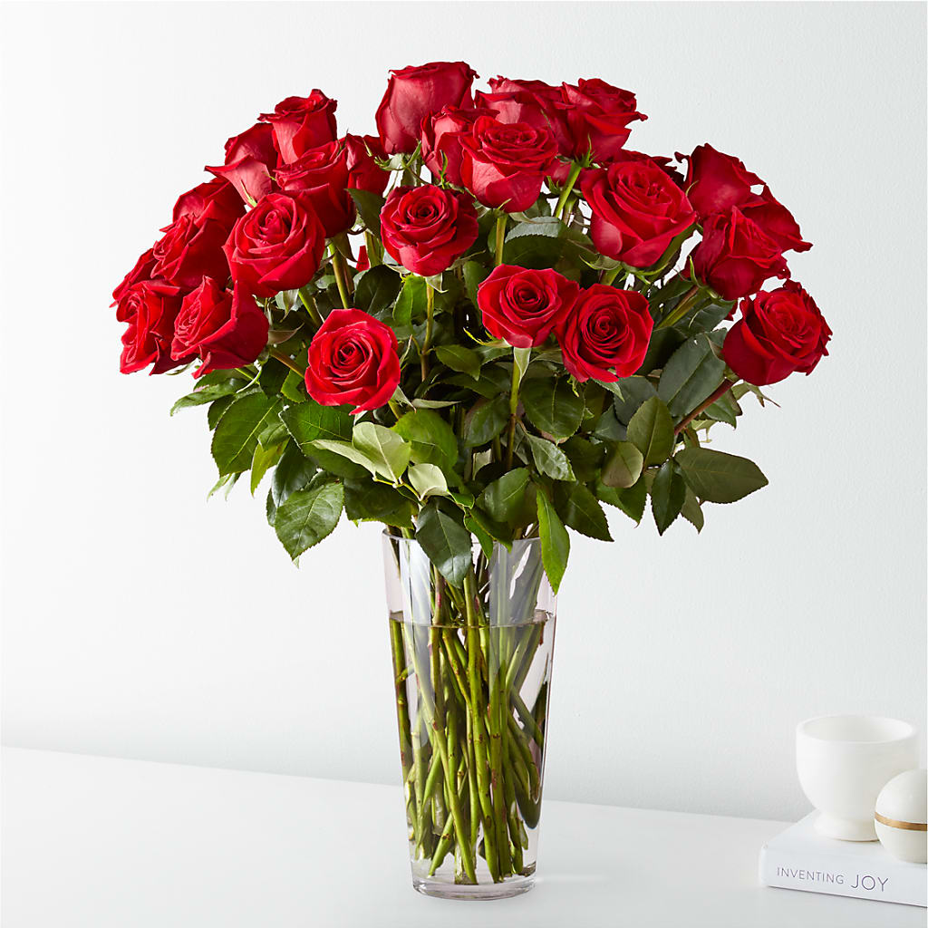 Long Stem Red Rose Bouquet – EMERY'S FLOWERS & CO, Maumee OH