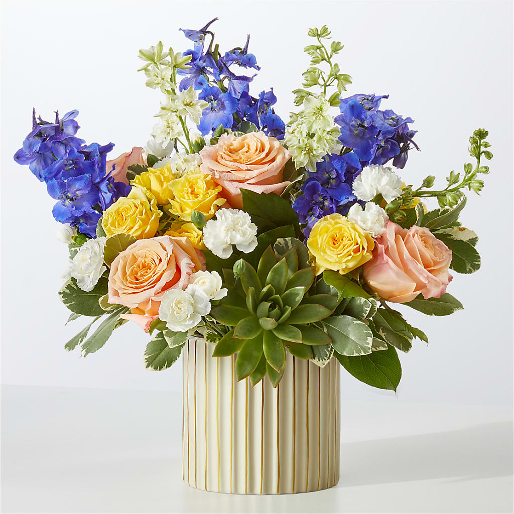 Cobalt Reverie Bouquet – EMERY'S FLOWERS & CO, Maumee OH