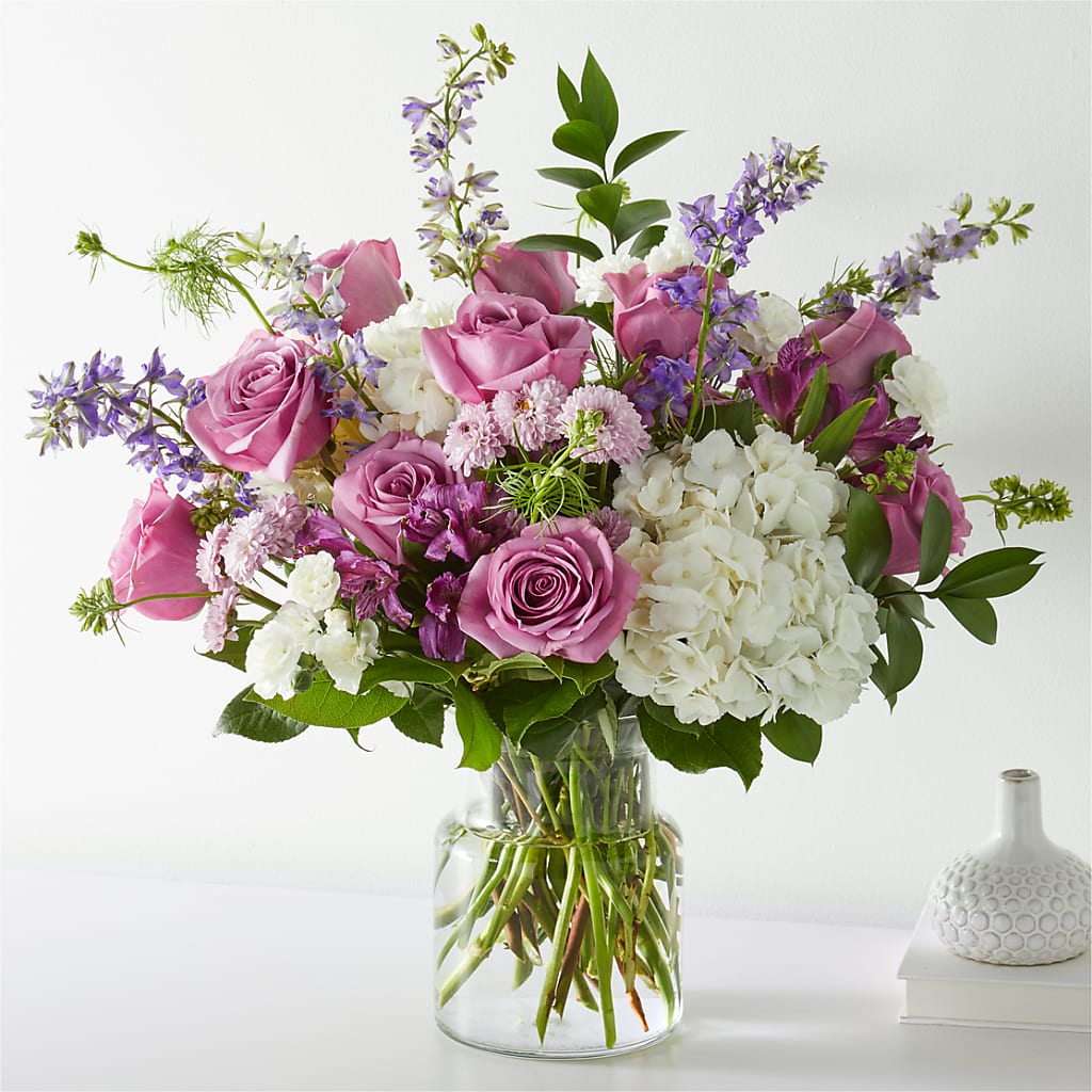 Violet Caress Bouquet – EMERY'S FLOWERS & CO, Maumee OH