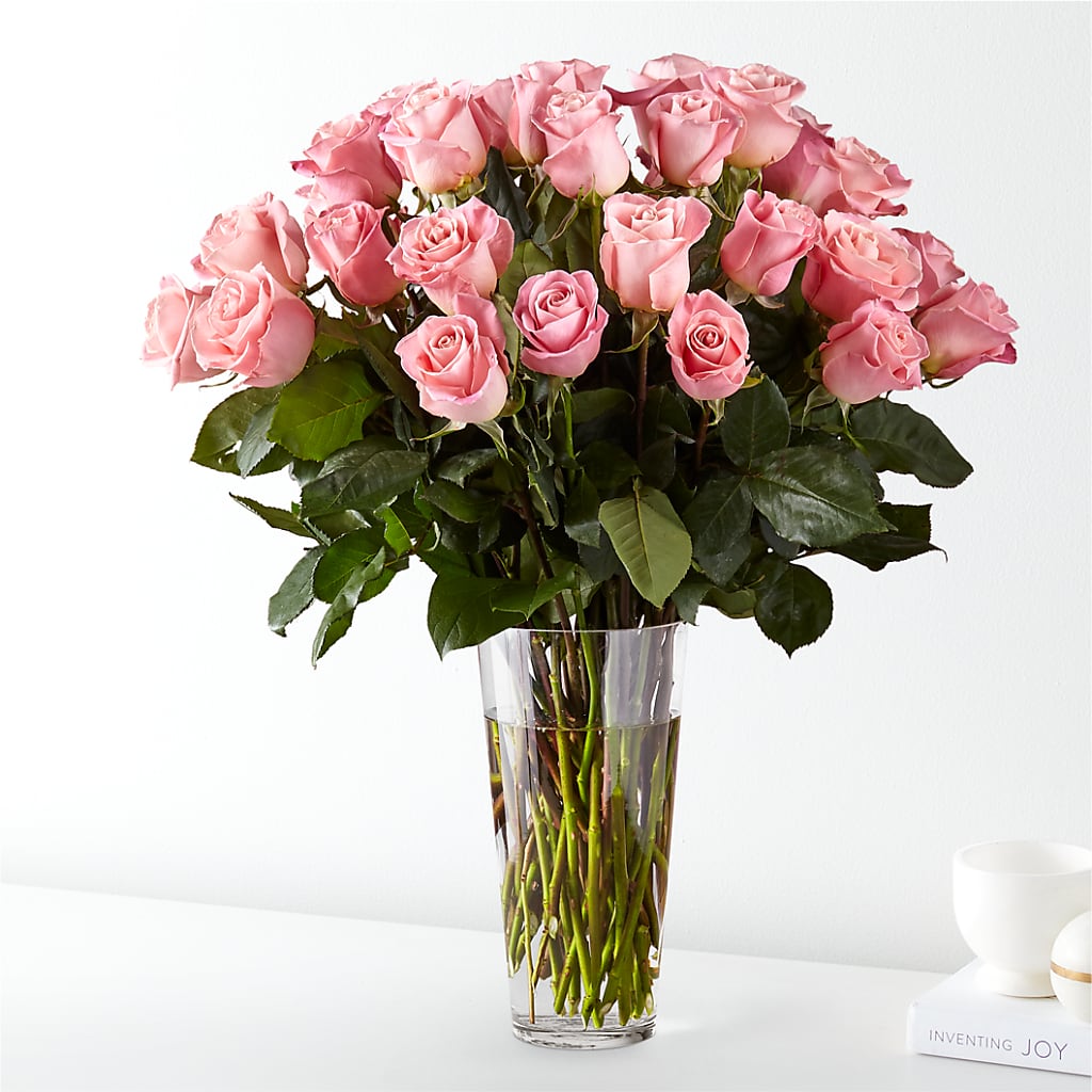 Long Stem Pink Rose Bouquet – EMERY'S FLOWERS & CO, Maumee OH