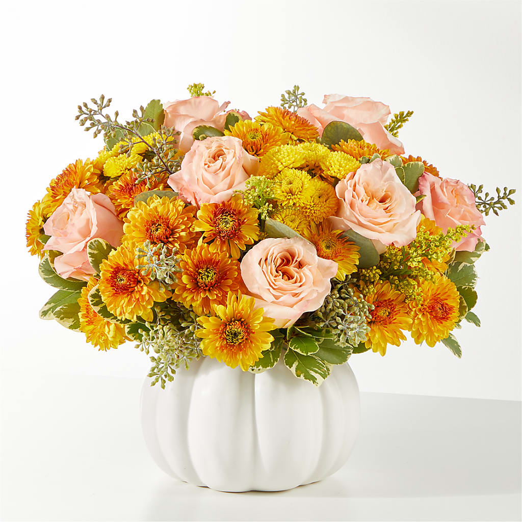Peachy Pumpkin – EMERY'S FLOWERS & CO, Maumee OH