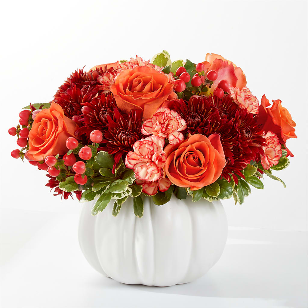 Autumn Air Pumpkin Bouquet – EMERY'S FLOWERS & CO, Maumee OH