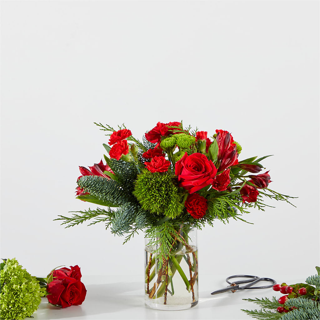 Merry Moment Bouquet – A Florist Original – EMERY'S FLOWERS & CO, Maumee OH