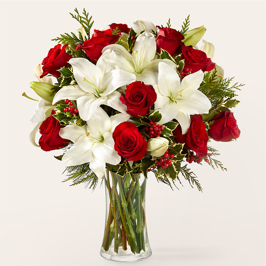Sparkling Snowflakes Bouquet – EMERY'S FLOWERS & CO, Maumee OH