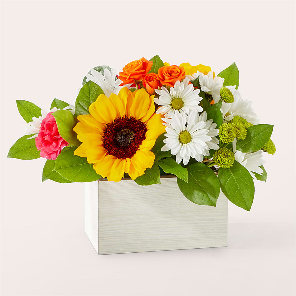 Sun-drenched Blooms Box Bouquet – EMERY'S FLOWERS & CO, Maumee OH