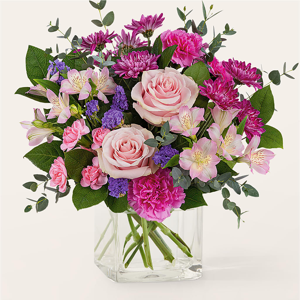Rosy Radiance Bouquet – EMERY'S FLOWERS & CO, Maumee OH