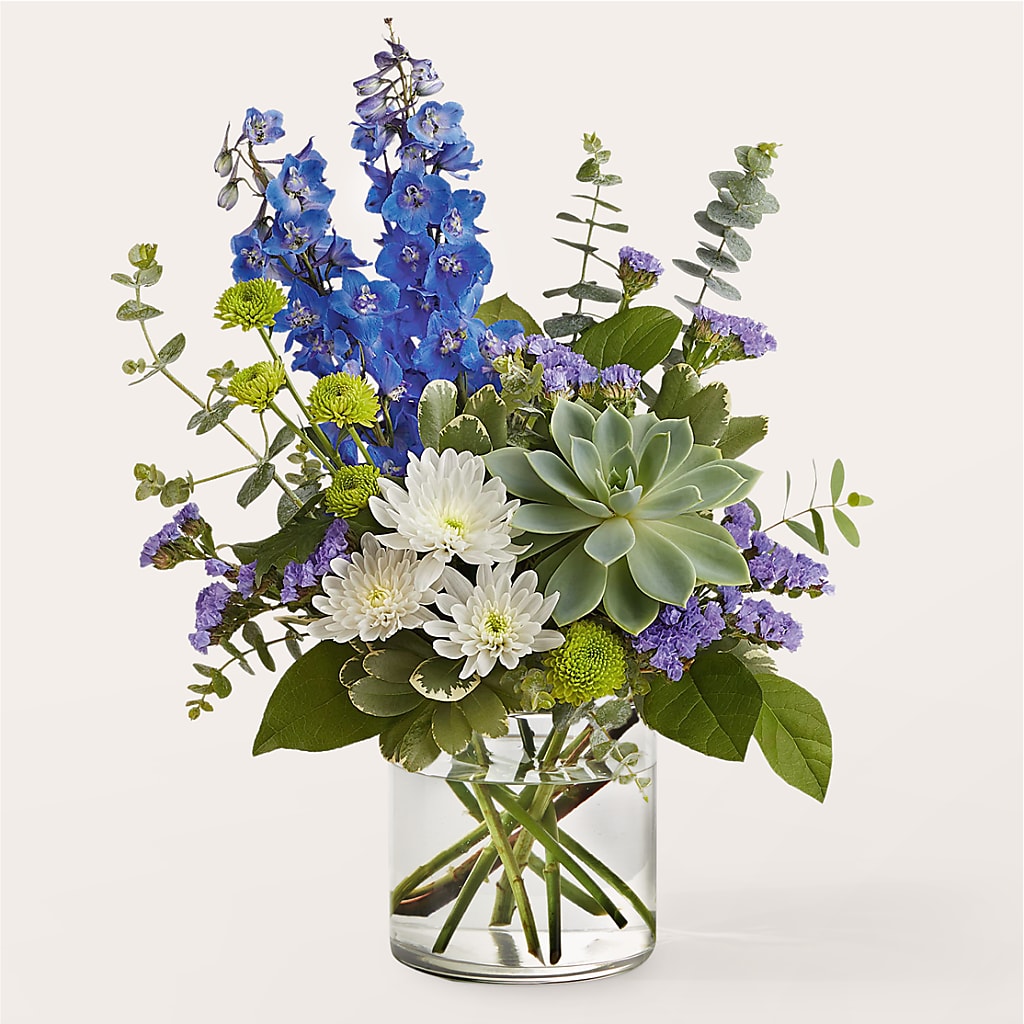 Cerulean Waves Bouquet – EMERY'S FLOWERS & CO, Maumee OH
