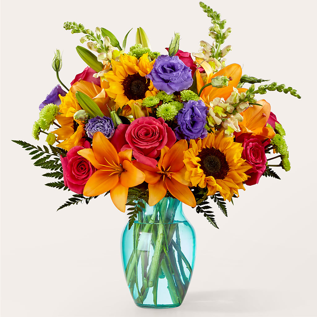 Double Rainbow Bouquet – EMERY'S FLOWERS & CO, Maumee OH