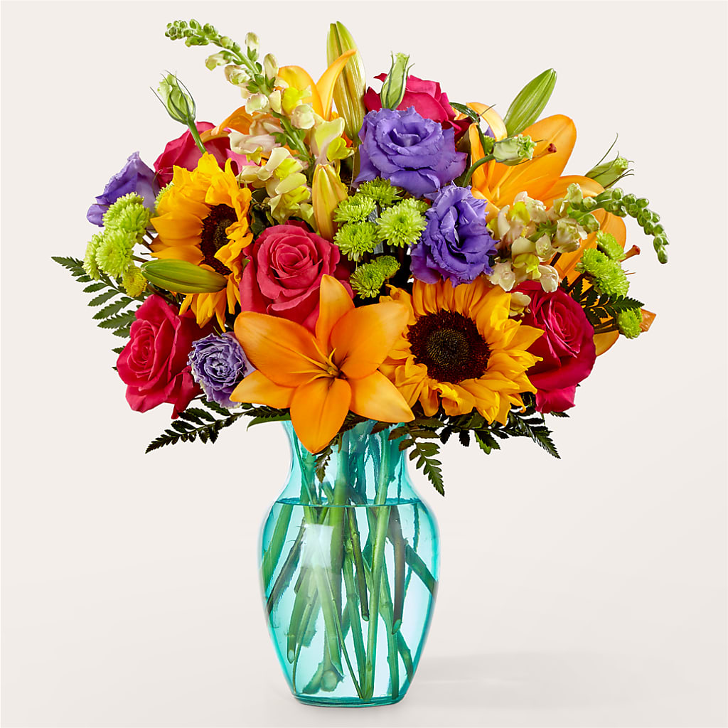 Double Rainbow Bouquet – EMERY'S FLOWERS & CO, Maumee OH