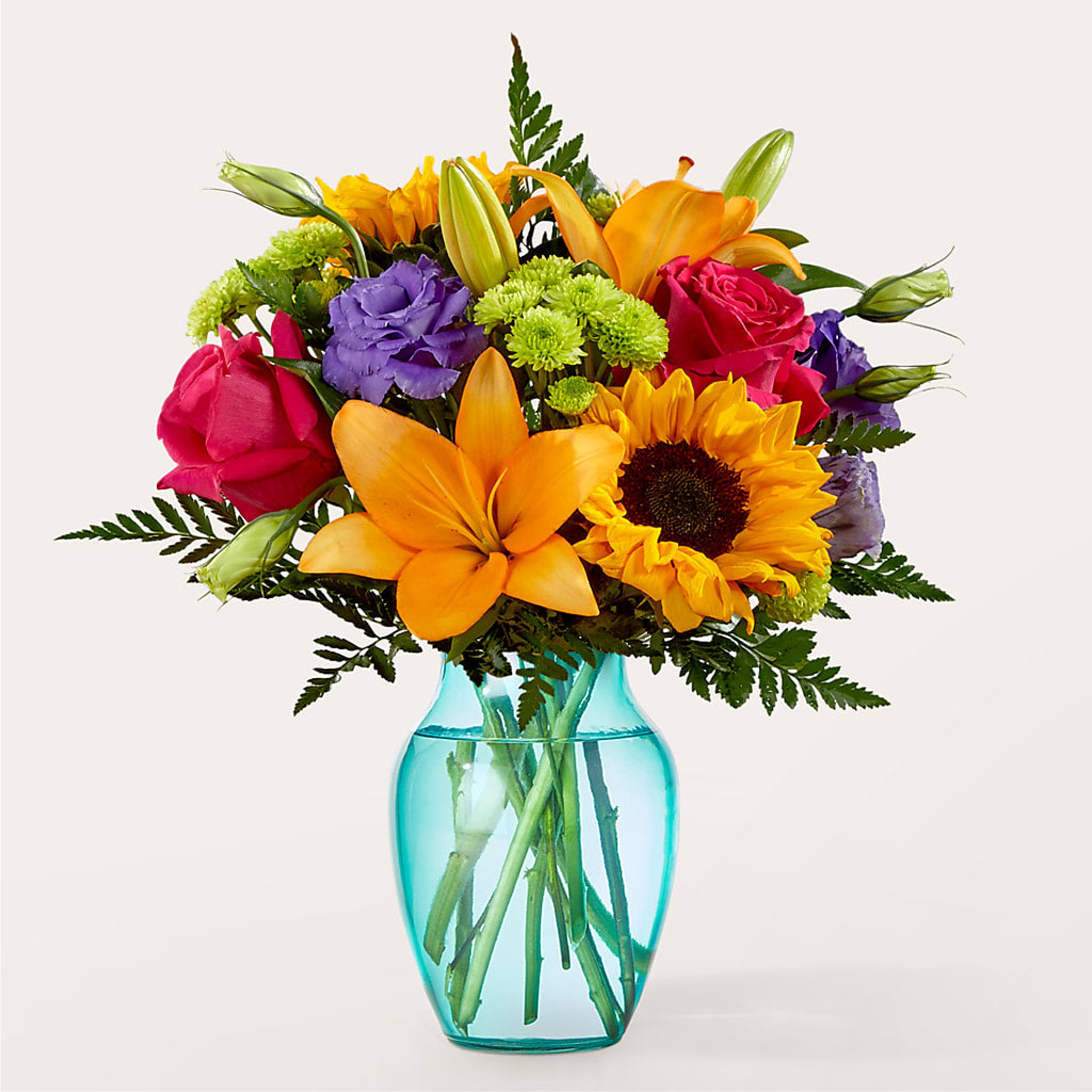 Double Rainbow Bouquet – EMERY'S FLOWERS & CO, Maumee OH