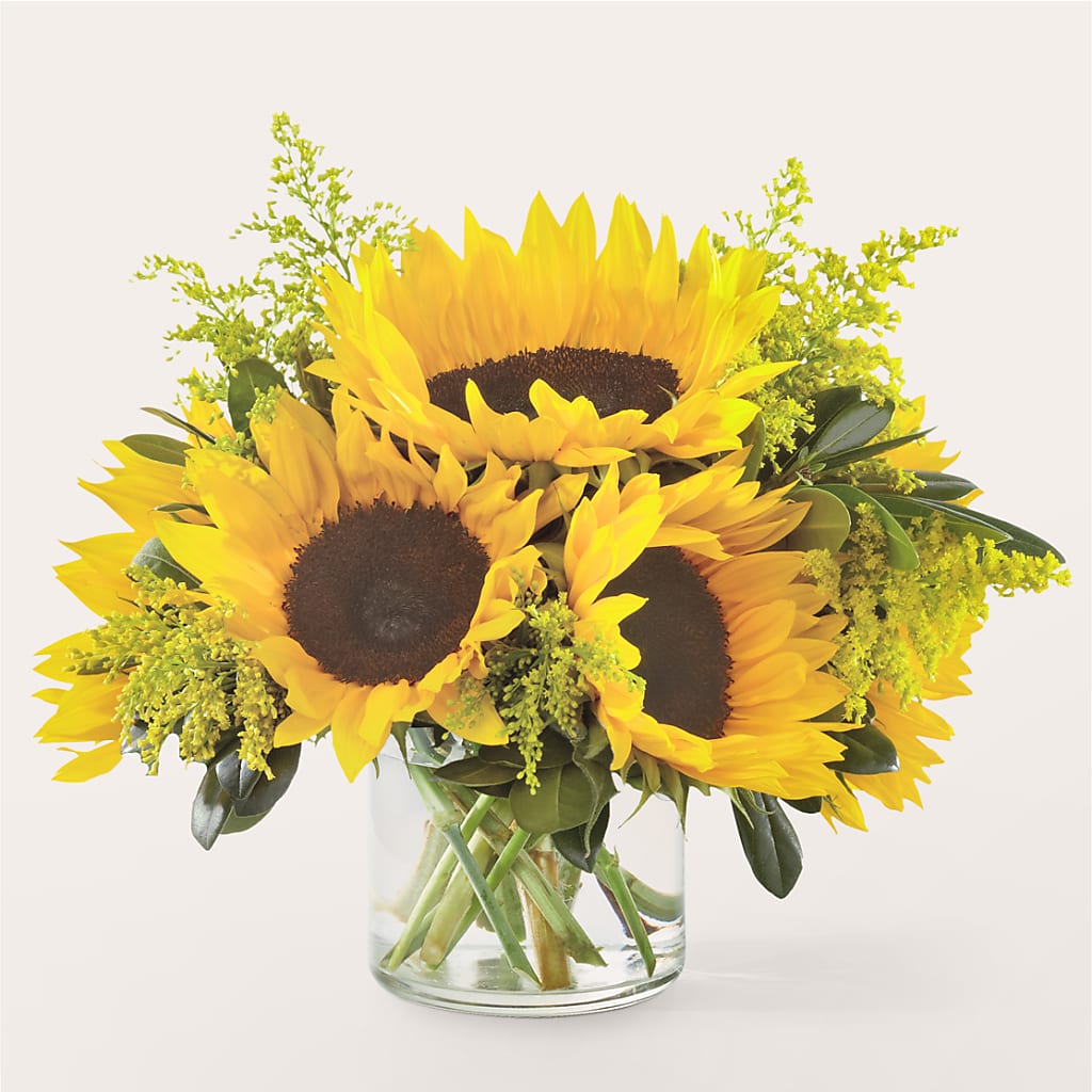 Beaming Sunflower Bouquet – EMERY'S FLOWERS & CO, Maumee OH