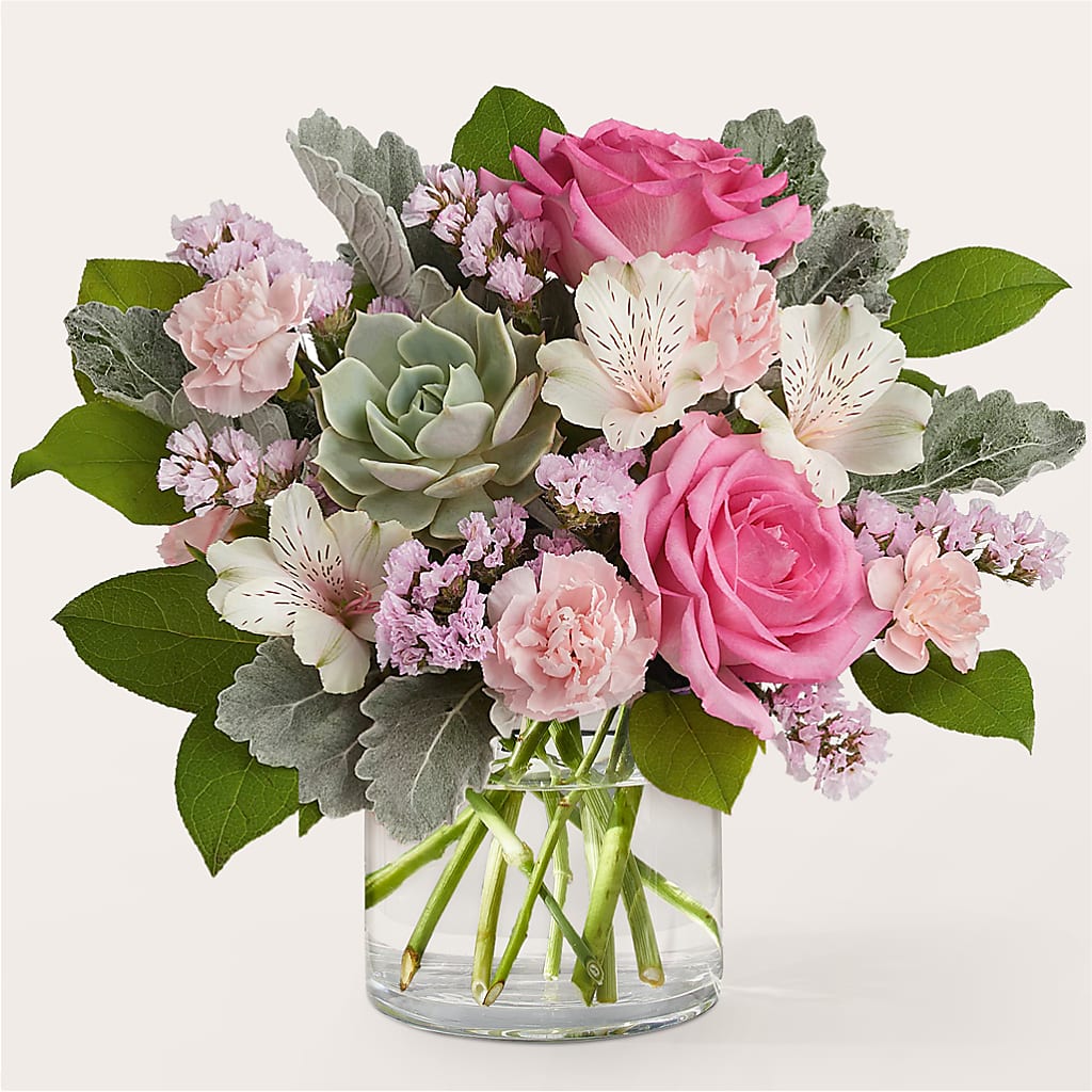 Dusty Rose Bouquet – EMERY'S FLOWERS & CO, Maumee OH
