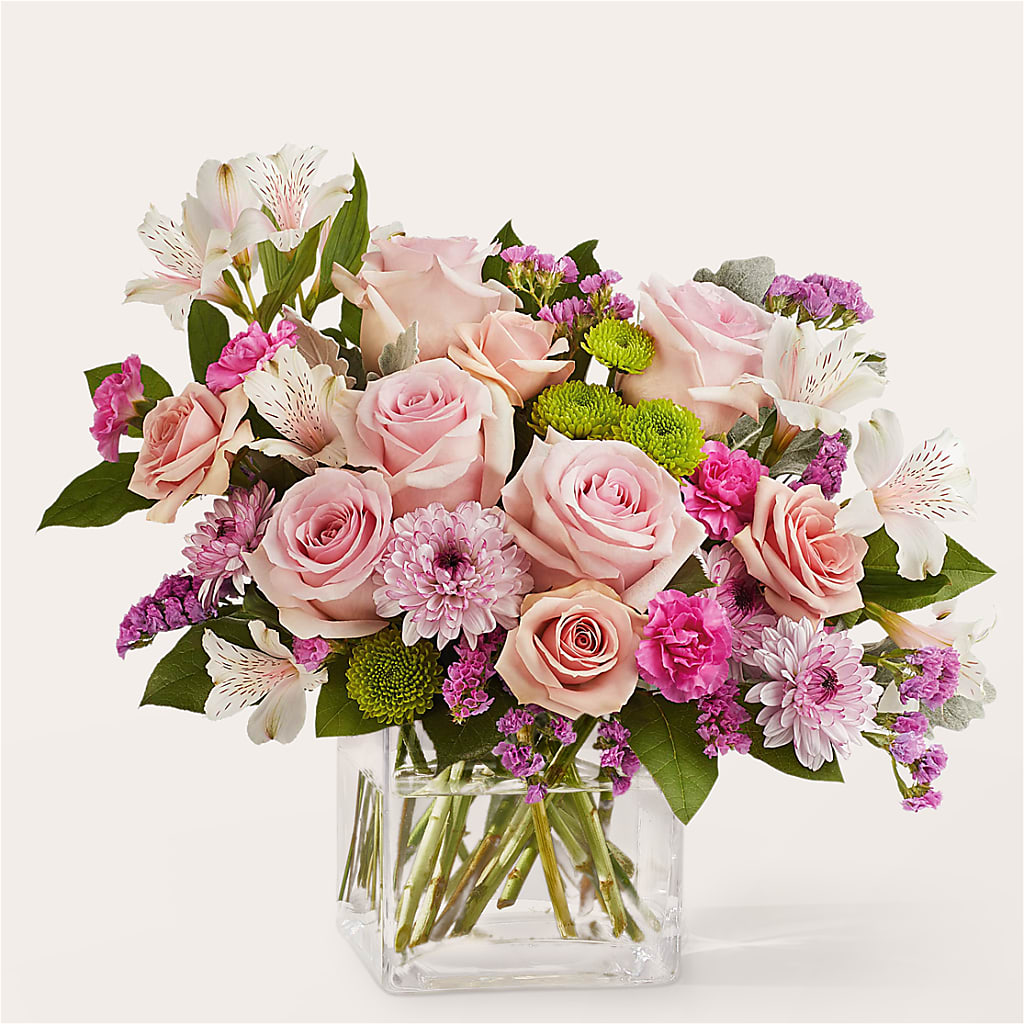 Pink Suede Bouquet – EMERY'S FLOWERS & CO, Maumee OH