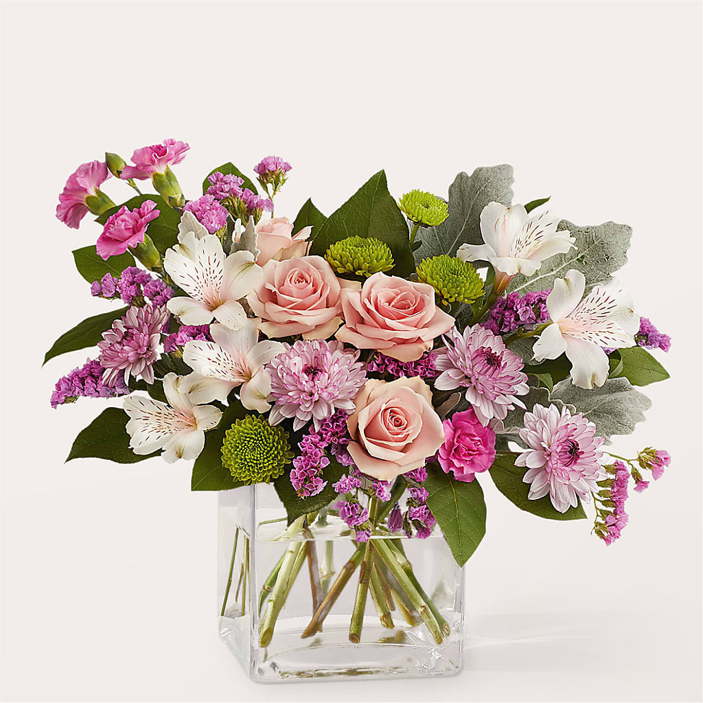 Pink Suede Bouquet – EMERY'S FLOWERS & CO, Maumee OH