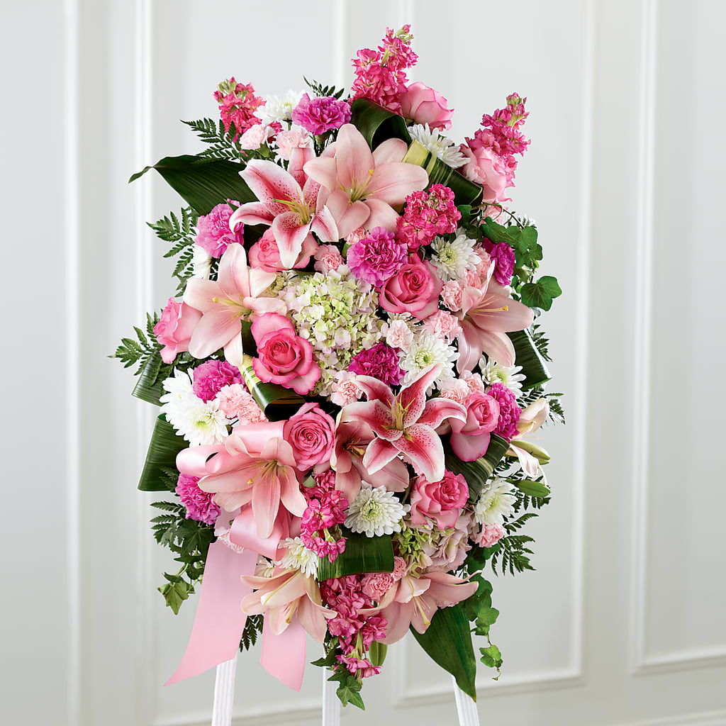 Comforting Standing Spray – EMERY'S FLOWERS & CO, Maumee OH