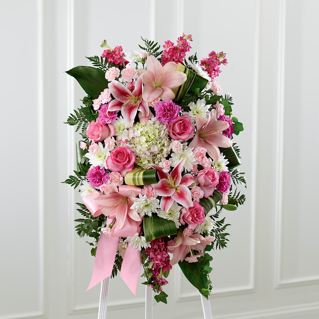 Comforting Standing Spray – EMERY'S FLOWERS & CO, Maumee OH