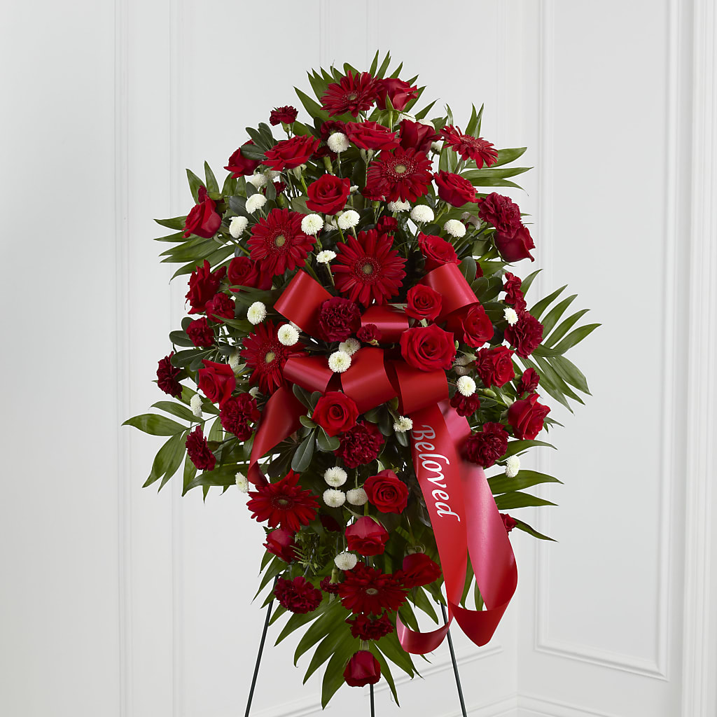 Treasured Memories Standing Spray – EMERY'S FLOWERS & CO, Maumee OH