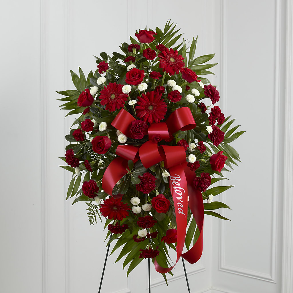 Treasured Memories Standing Spray – EMERY'S FLOWERS & CO, Maumee OH