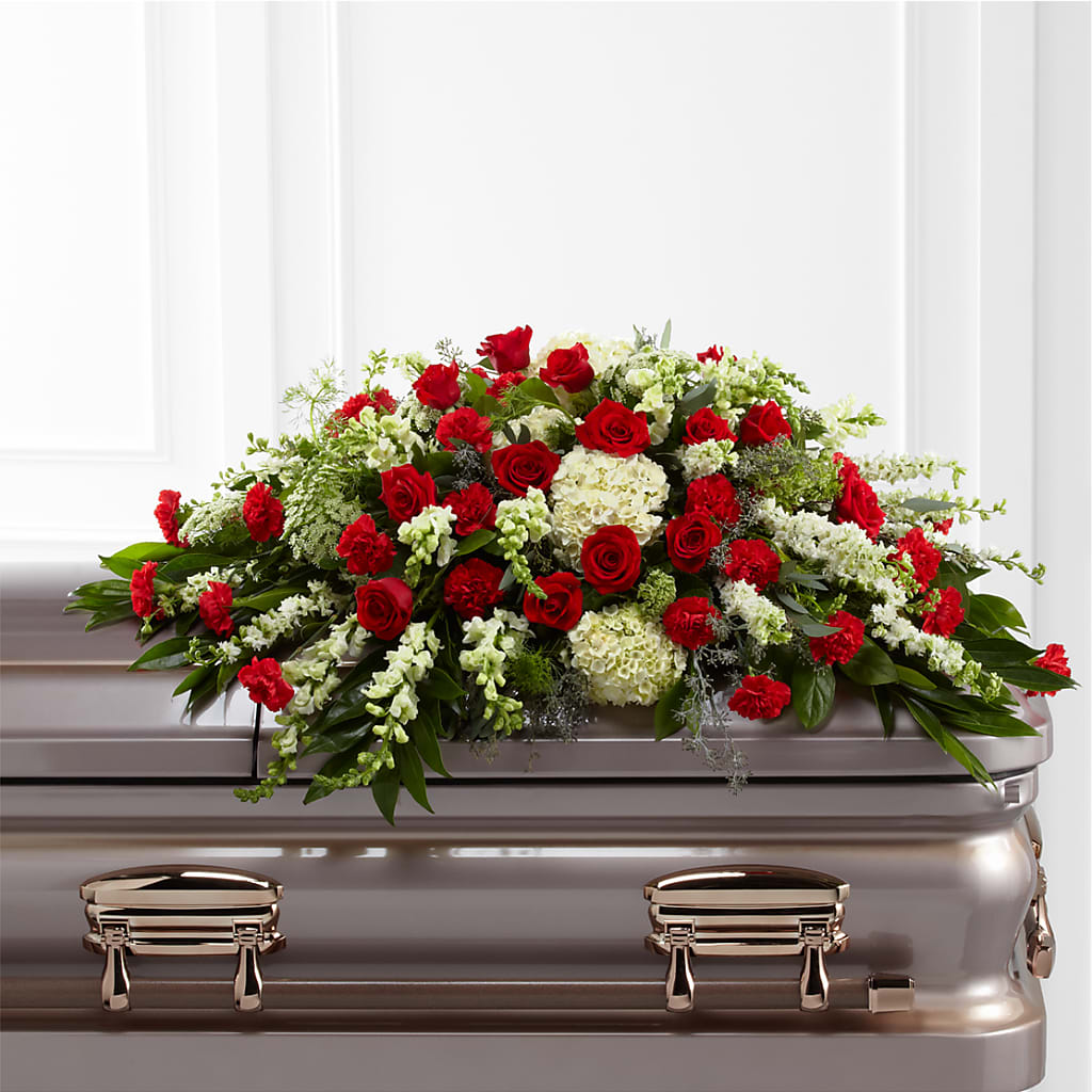 Sincerity Casket Spray – EMERY'S FLOWERS & CO, Maumee OH