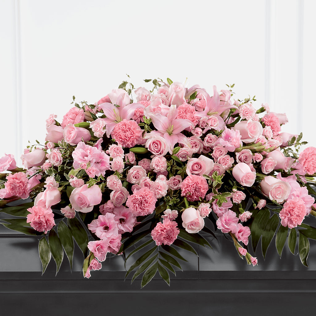 Garden of Comfort Casket Spray (Standard) – EMERY'S FLOWERS & CO, Maumee OH