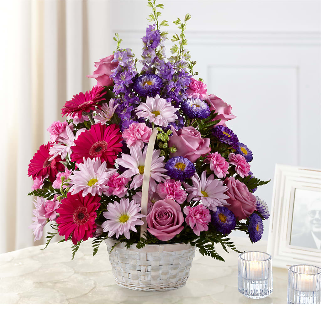 Pastel Peace Basket – EMERY'S FLOWERS & CO, Maumee OH