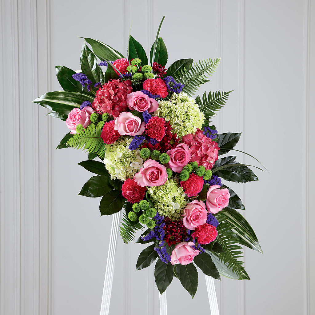 Refreshing Mix Standing Spray – EMERY'S FLOWERS & CO, Maumee OH