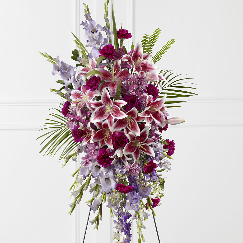 Tender Touch Standing Spray – EMERY'S FLOWERS & CO, Maumee OH