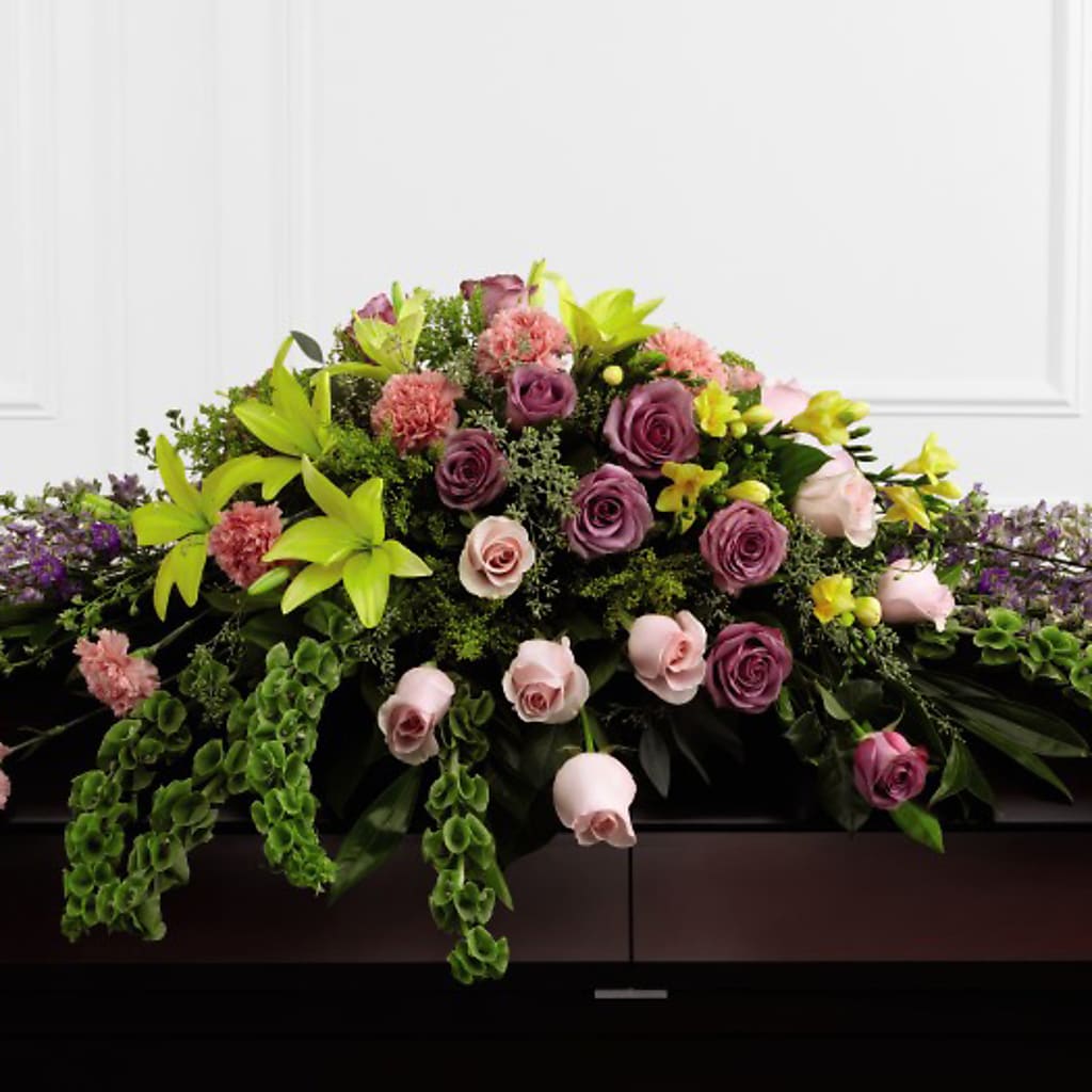 Forever Beloved Casket Spray – EMERY'S FLOWERS & CO, Maumee OH