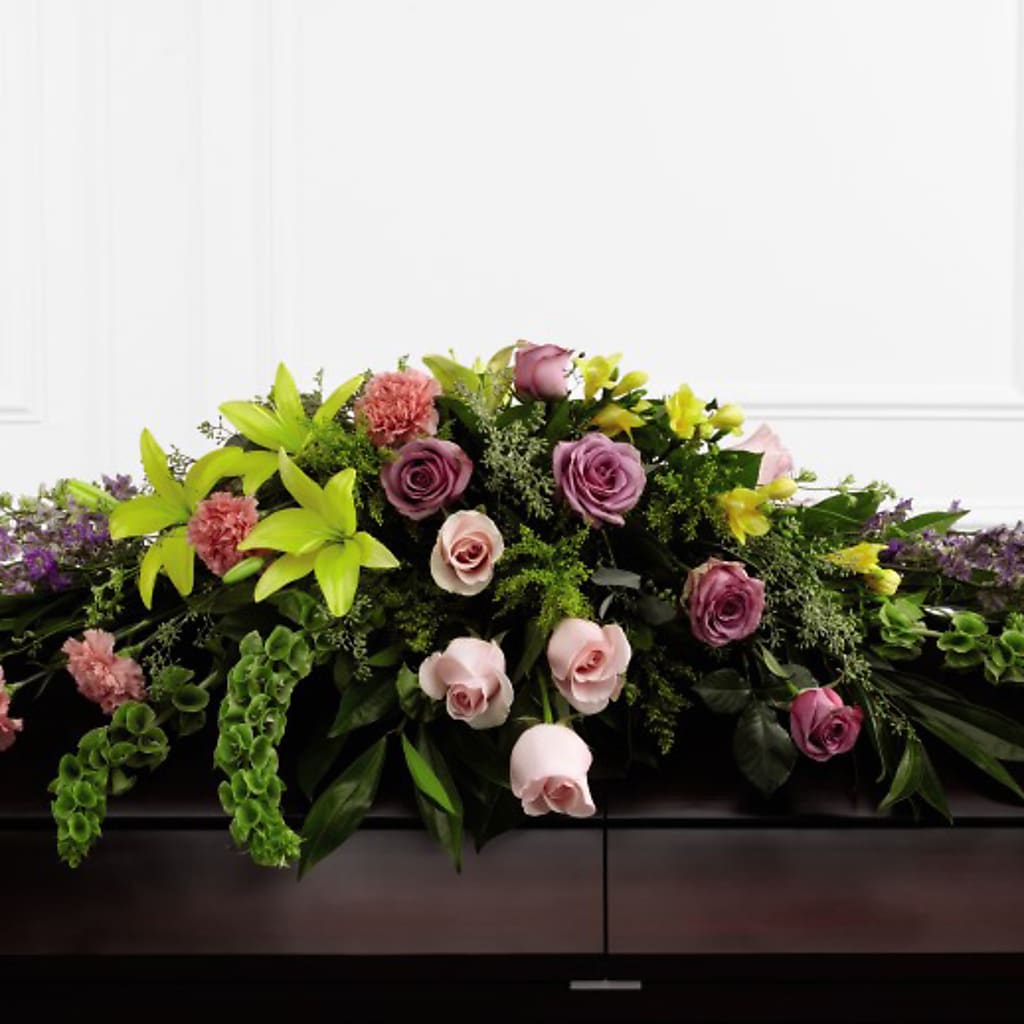Forever Beloved Casket Spray – EMERY'S FLOWERS & CO, Maumee OH