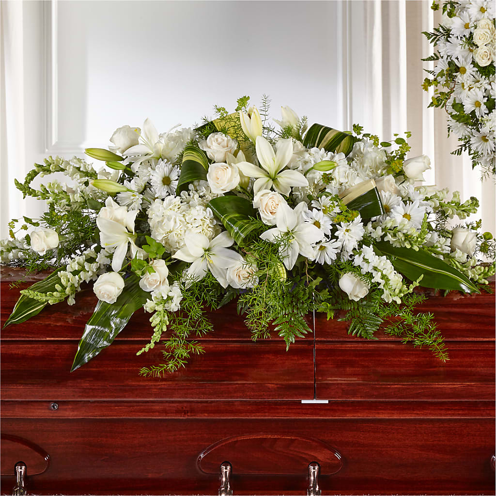 Abundance Casket Spray – EMERY'S FLOWERS & CO, Maumee OH