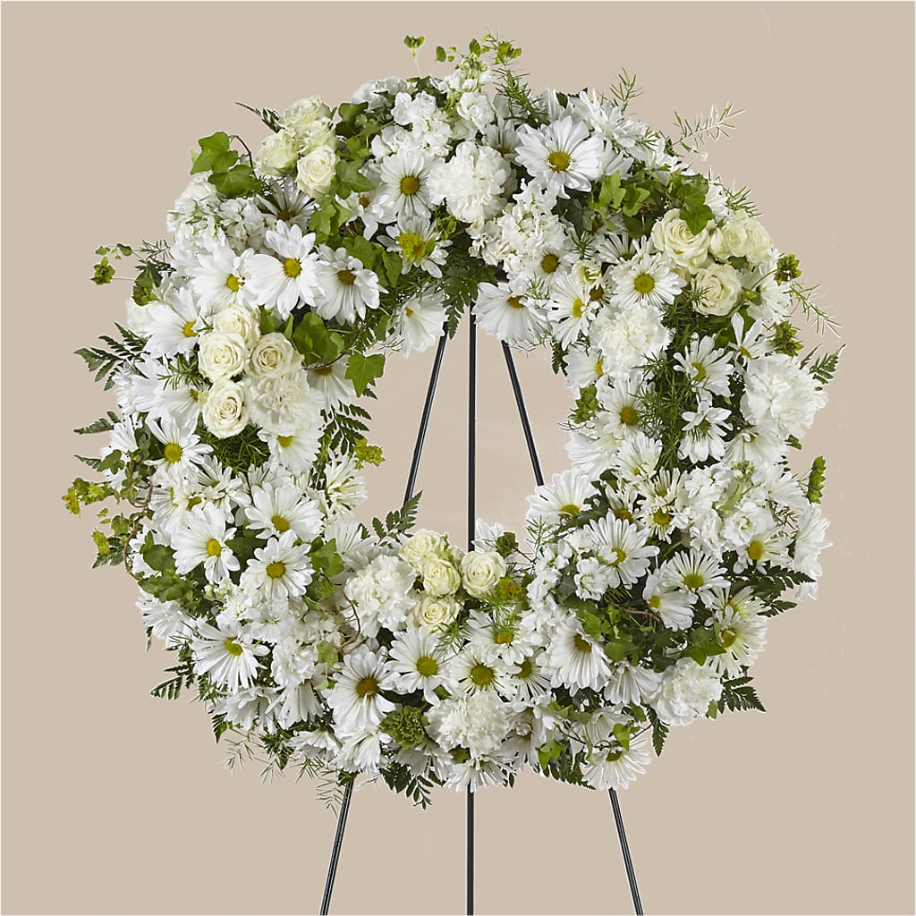 Faithful Wishes Wreath – EMERY'S FLOWERS & CO, Maumee OH