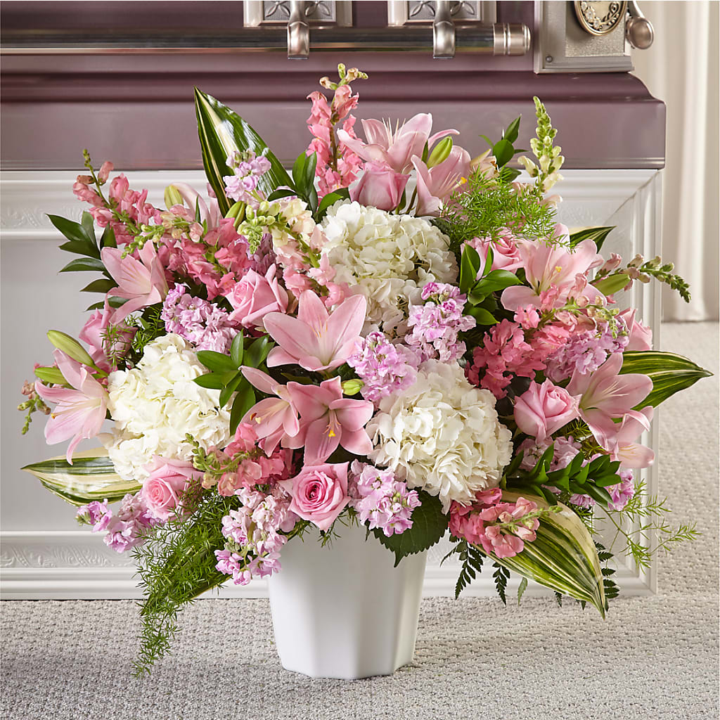 Simply Serene Floor Basket – EMERY'S FLOWERS & CO, Maumee OH