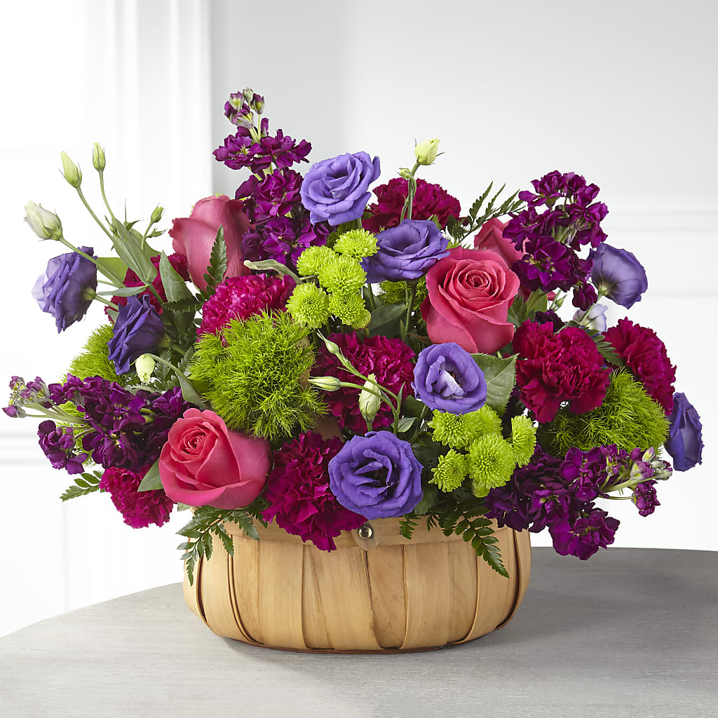 Serene Sanctuary Basket – EMERY'S FLOWERS & CO, Maumee OH