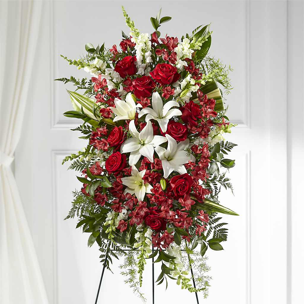 Everlasting Memory Standing Spray – EMERY'S FLOWERS & CO, Maumee OH