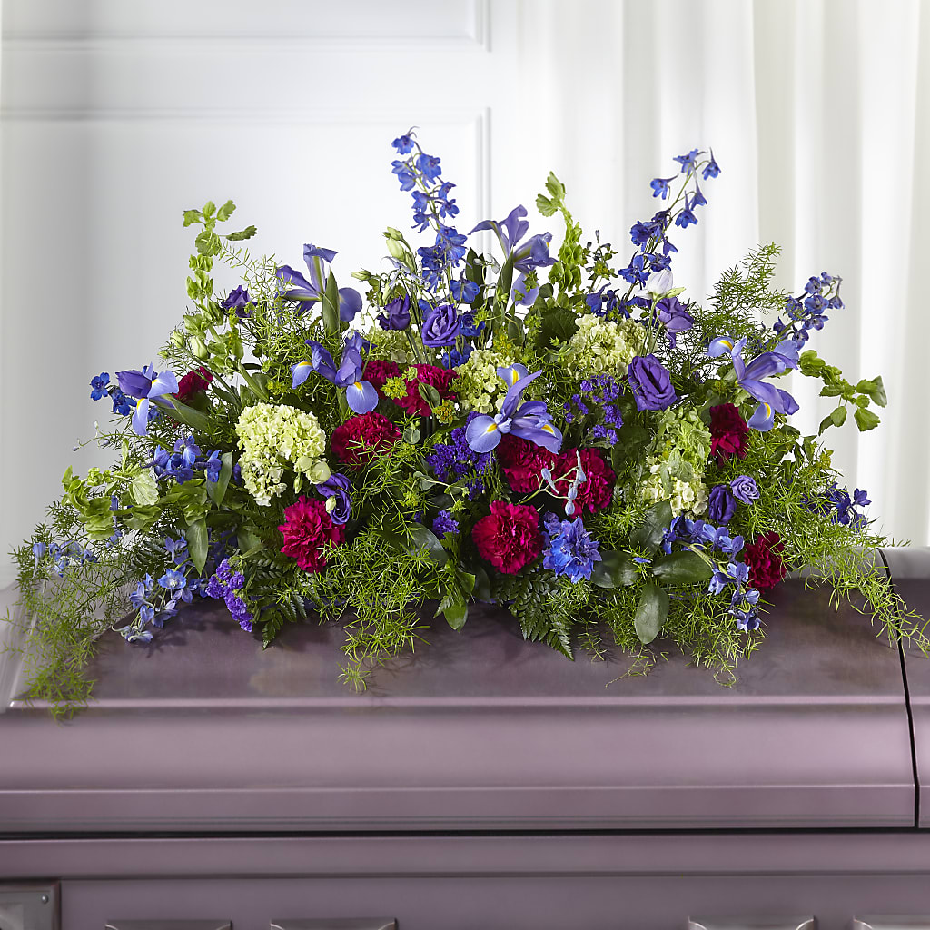 Always Treasured Casket Spray – EMERY'S FLOWERS & CO, Maumee OH