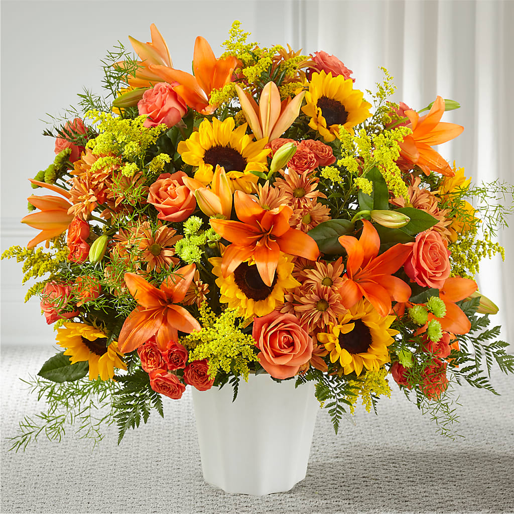 Harvest Thoughts Floor Basket – EMERY'S FLOWERS & CO, Maumee OH