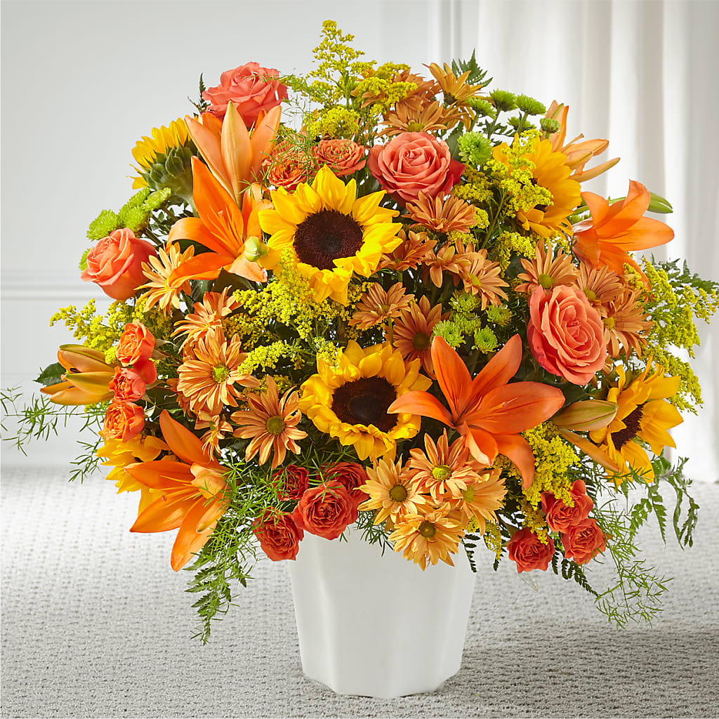 Harvest Thoughts Floor Basket – EMERY'S FLOWERS & CO, Maumee OH