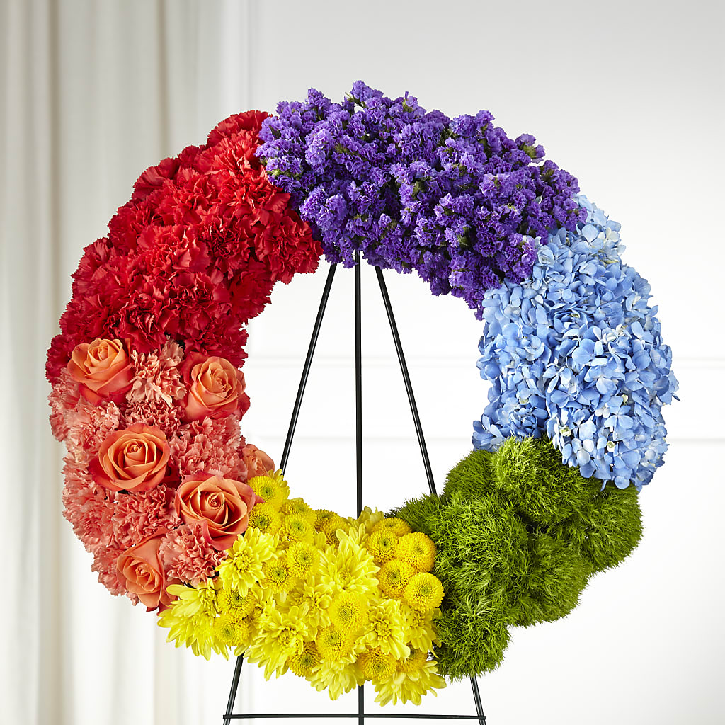Circle of Love Wreath – EMERY'S FLOWERS & CO, Maumee OH