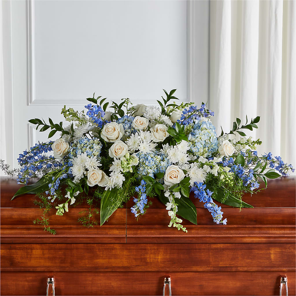 Timeless Essence Casket Spray – EMERY'S FLOWERS & CO, Maumee OH
