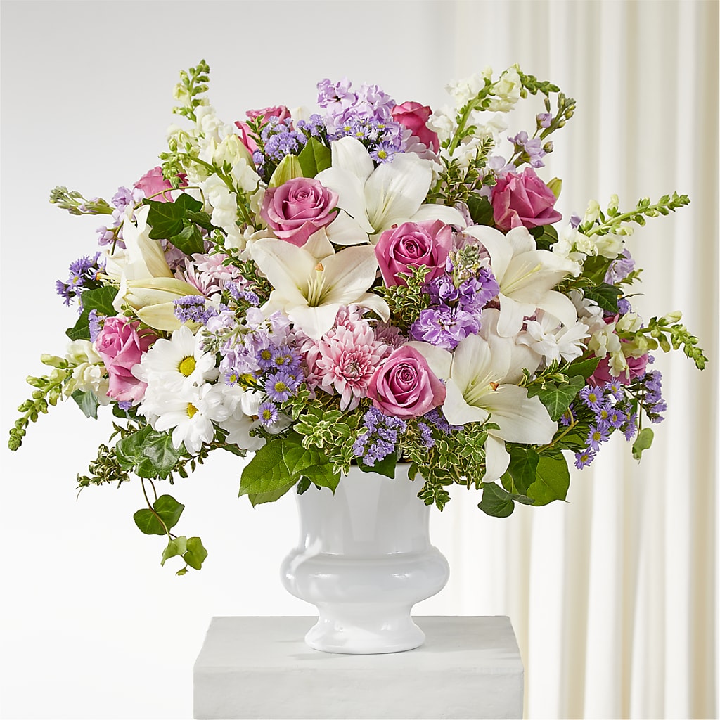 Remarkable Life Urn Arrangement – EMERY'S FLOWERS & CO, Maumee OH