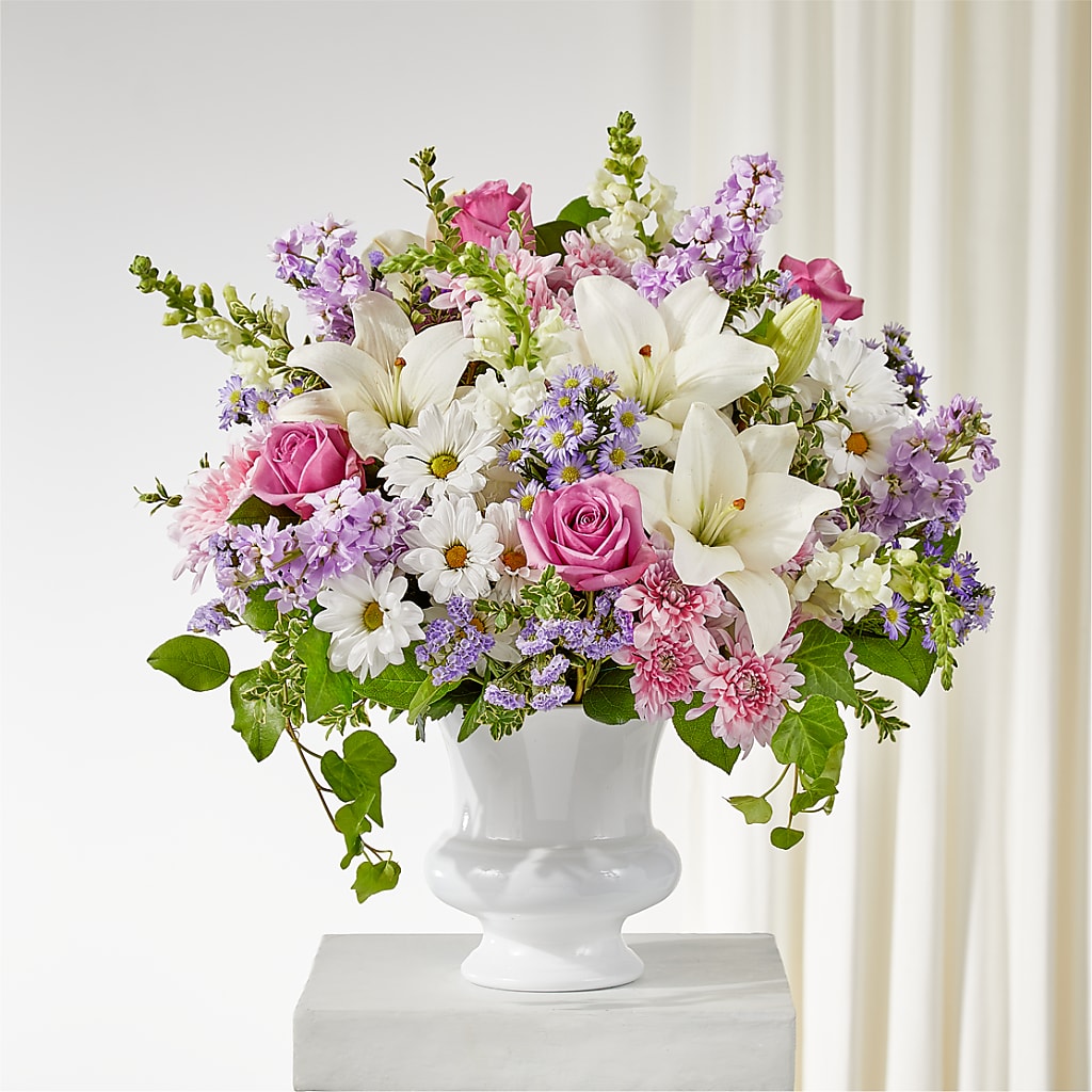 Remarkable Life Urn Arrangement – EMERY'S FLOWERS & CO, Maumee OH