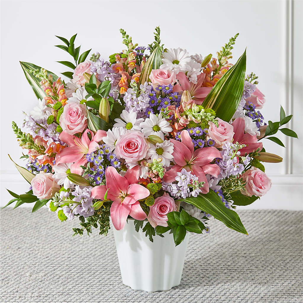 Abundant Compassion Floor Basket – EMERY'S FLOWERS & CO, Maumee OH