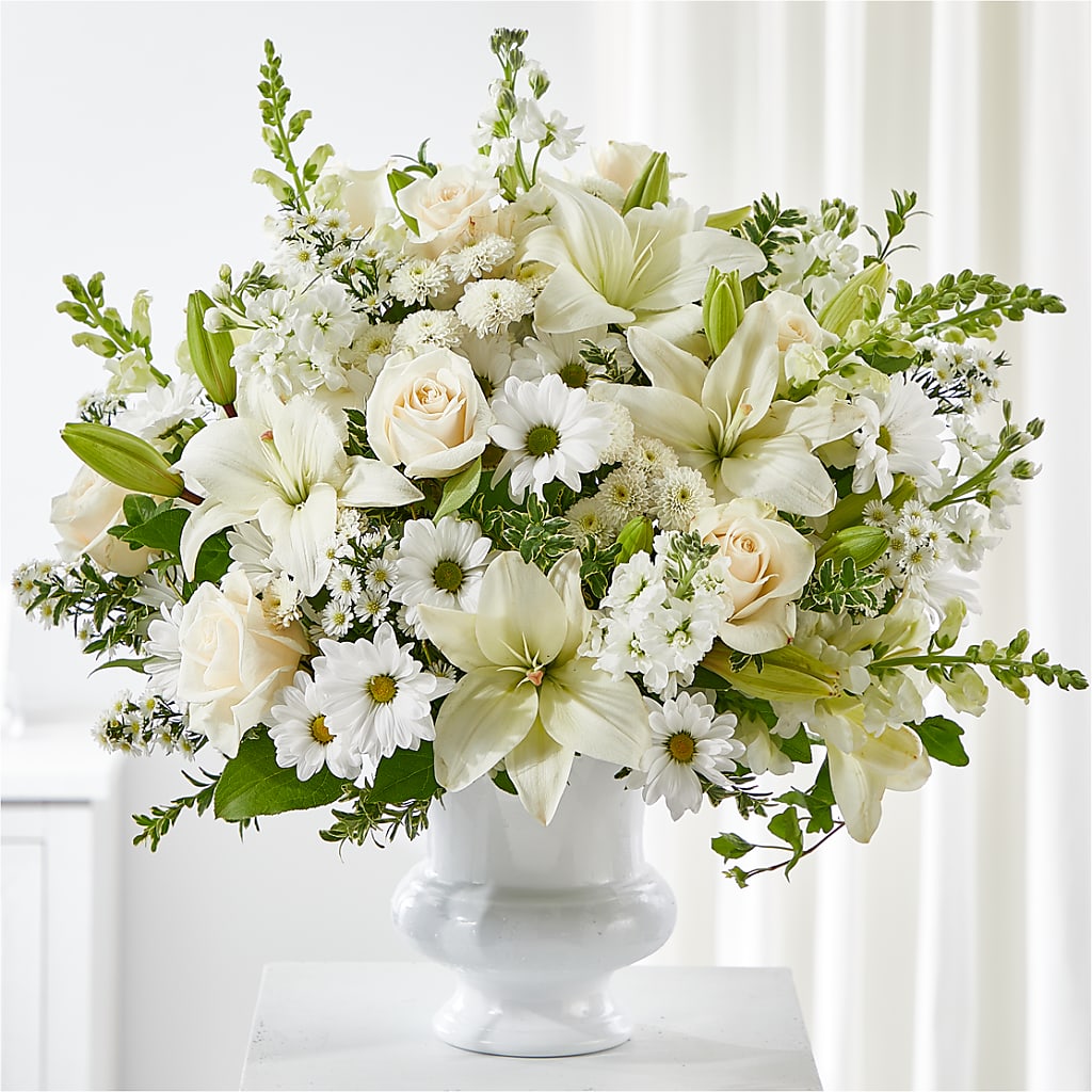 Uplifting Urn Arrangement – EMERY'S FLOWERS & CO, Maumee OH