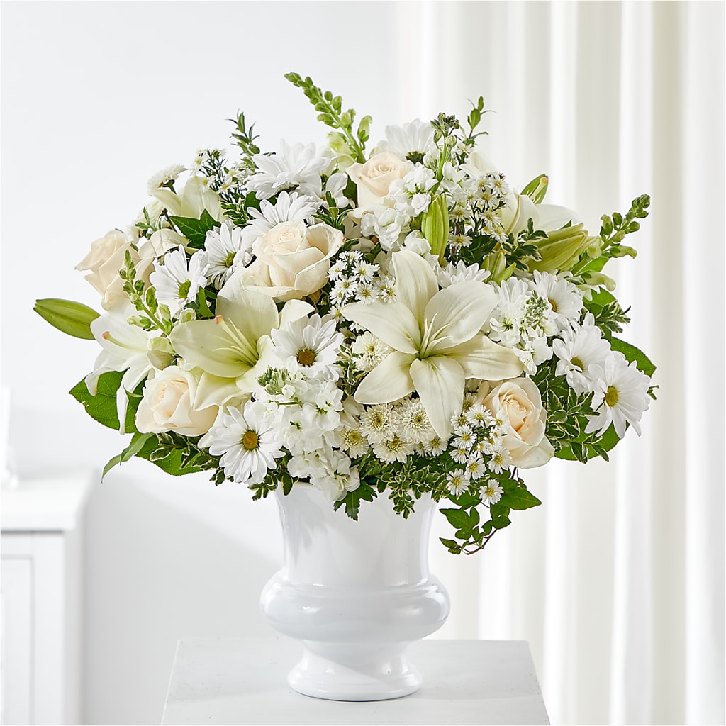 Uplifting Urn Arrangement – EMERY'S FLOWERS & CO, Maumee OH