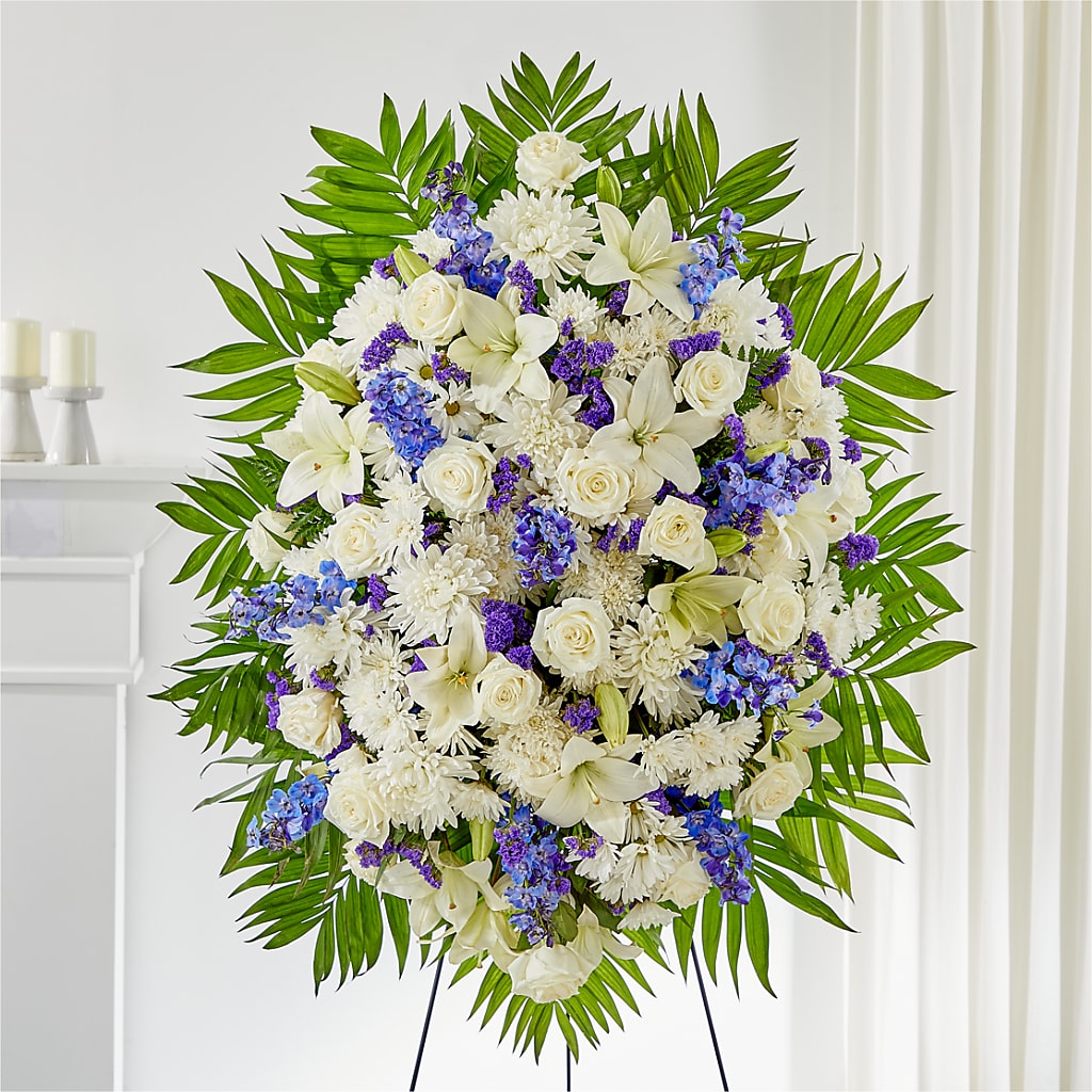 At Rest Standing Spray – EMERY'S FLOWERS & CO, Maumee OH