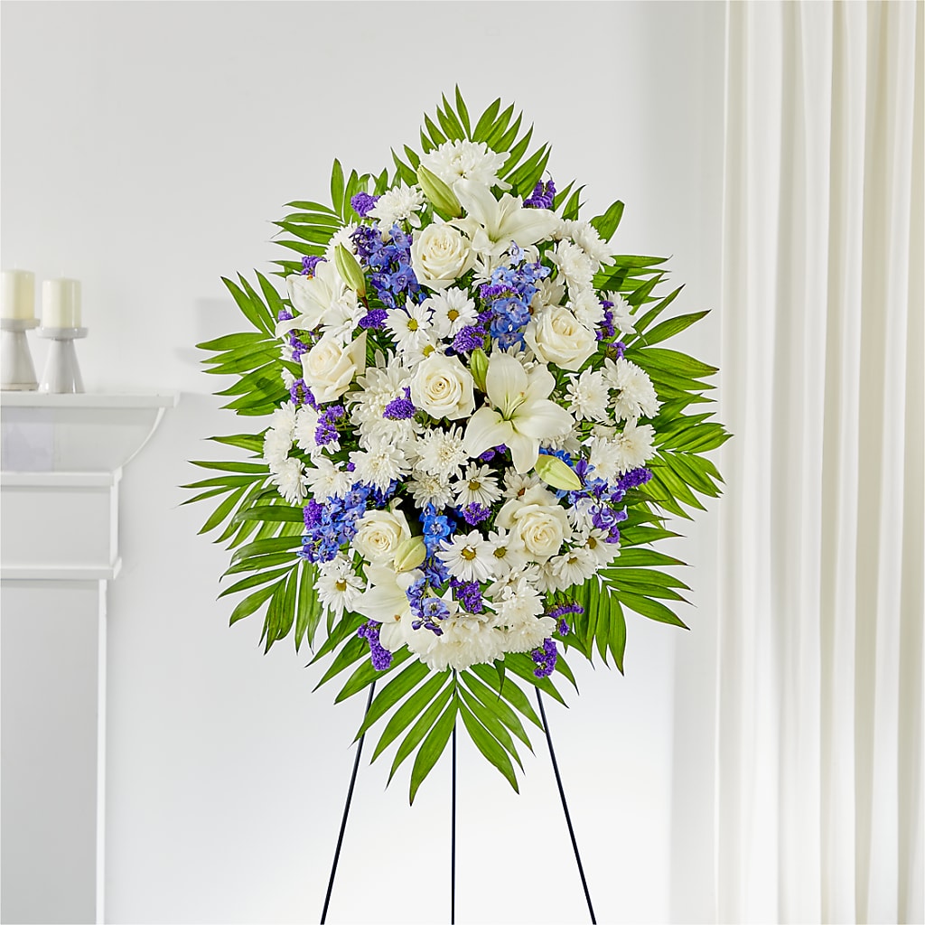 At Rest Standing Spray – EMERY'S FLOWERS & CO, Maumee OH