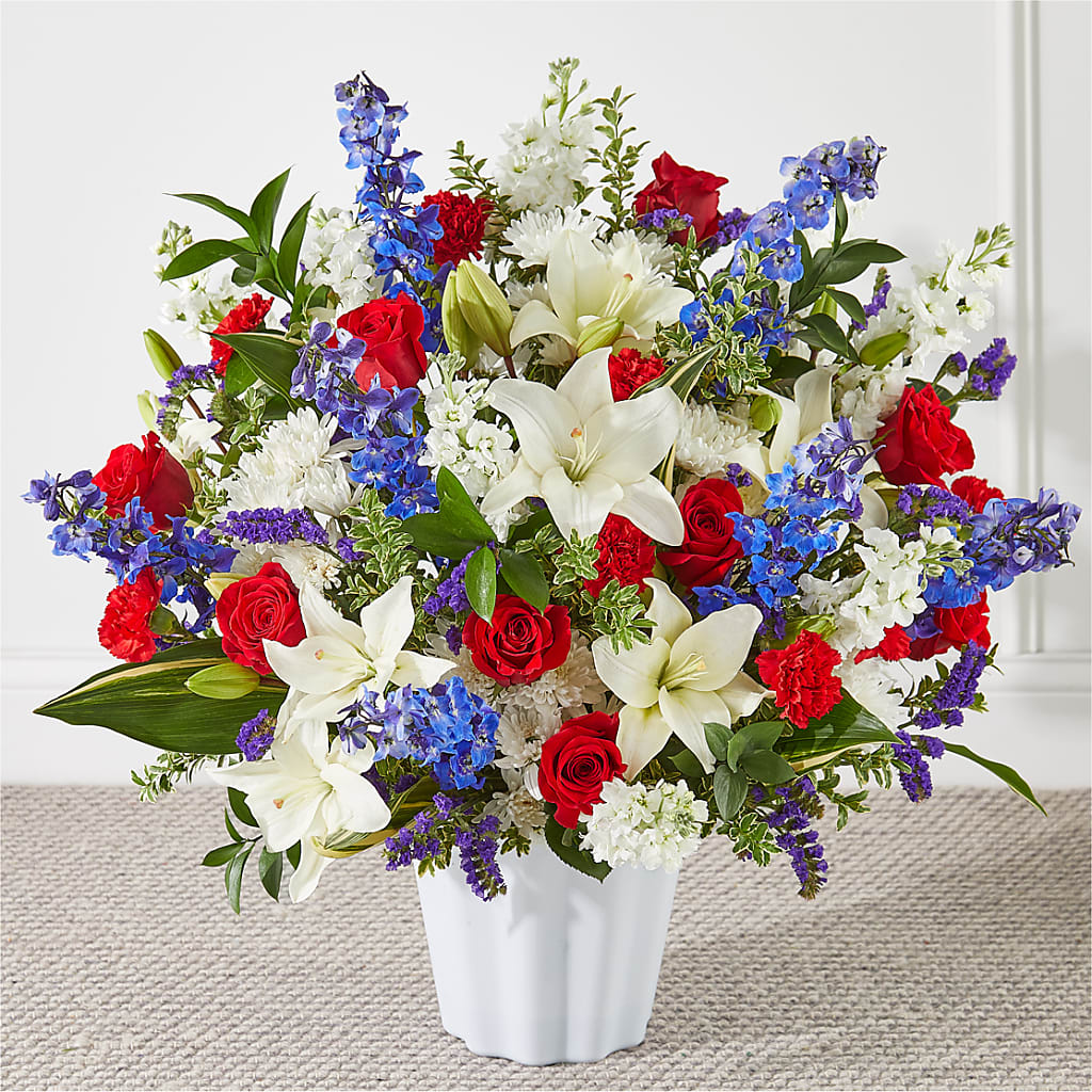 Consoled Floor Basket – EMERY'S FLOWERS & CO, Maumee OH