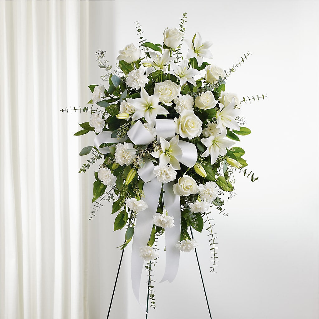 With Care Standing Spray – EMERY'S FLOWERS & CO, Maumee OH